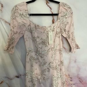 NWT Francesca’s Pastel Pink Boutique Dress
